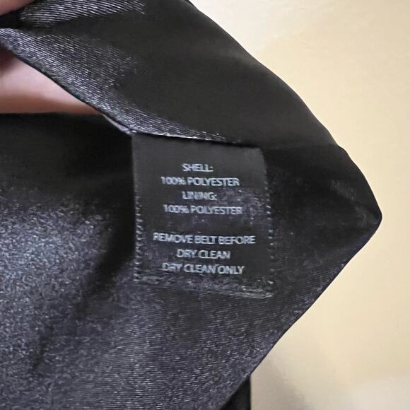 WHBM Black and White Polka Dot Ruffle Mini Dress Size 4 - Picture 5 of 5